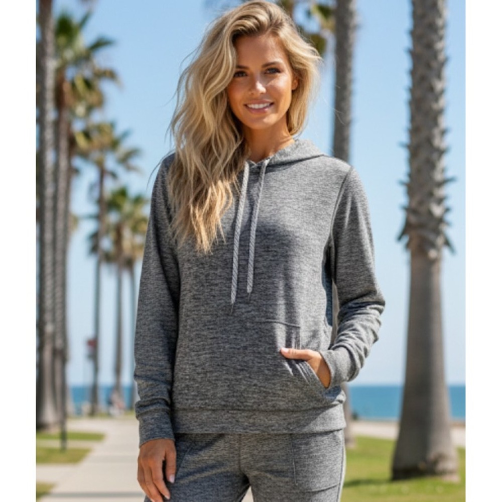 Member's Mark women's soft pullover hoodie relaxed fit size small‎ gray s 343
